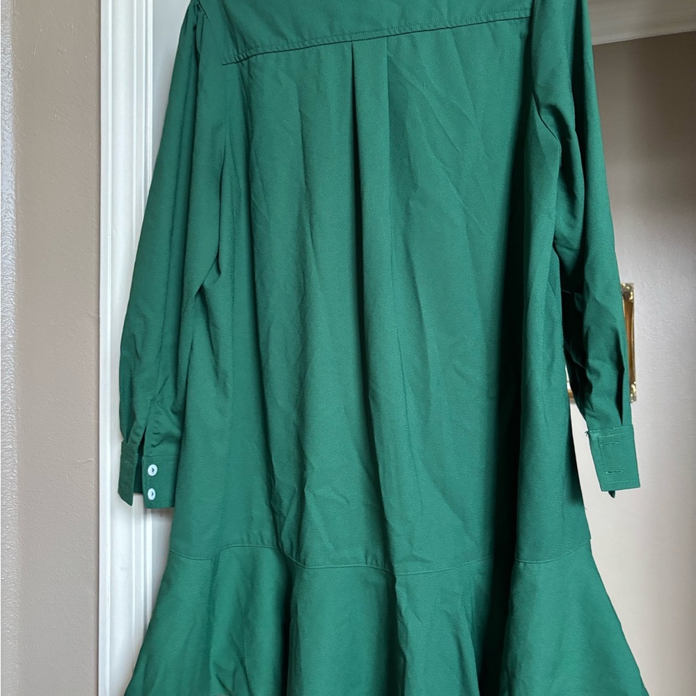 Tuckernuck Emerald Green Shirt Dress - Picture 6 of 6